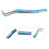 Beatifufu Stainless Steel Eyelash Tweezers Comb Lash Tweezer for Easy Extension Application view 2