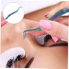Beatifufu Stainless Steel Eyelash Tweezers Comb Lash Tweezer for Easy Extension Application view 3