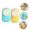 Beatifufu 2pcs Silicone Facial Brush Heads Manual Exfoliating Cleansing Tool Gentle Face Cleansing Brush for Women Travel-Sized Easy to Carry view 3