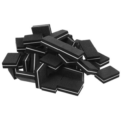 Beatifufu 50pcs Nail Buffer Block File Double-Sided Sponge Nail Files for Manicure and Pedicure Mini Block Buffers for Fingernail and Toenail Grinding for Salon and Home Use