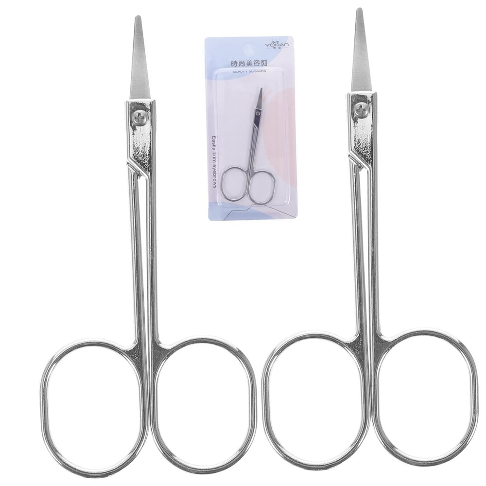 Ipetboom Eyebrow Trimmer for Women 6pc Stainless Steel Set Eyebrow Grooming Tool Easy to Use