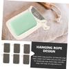Ipetboom 6pcs Soap Foaming Pouches Black Linen Soap Bags for Shower and Bath Exfoliating Mesh Design view 2