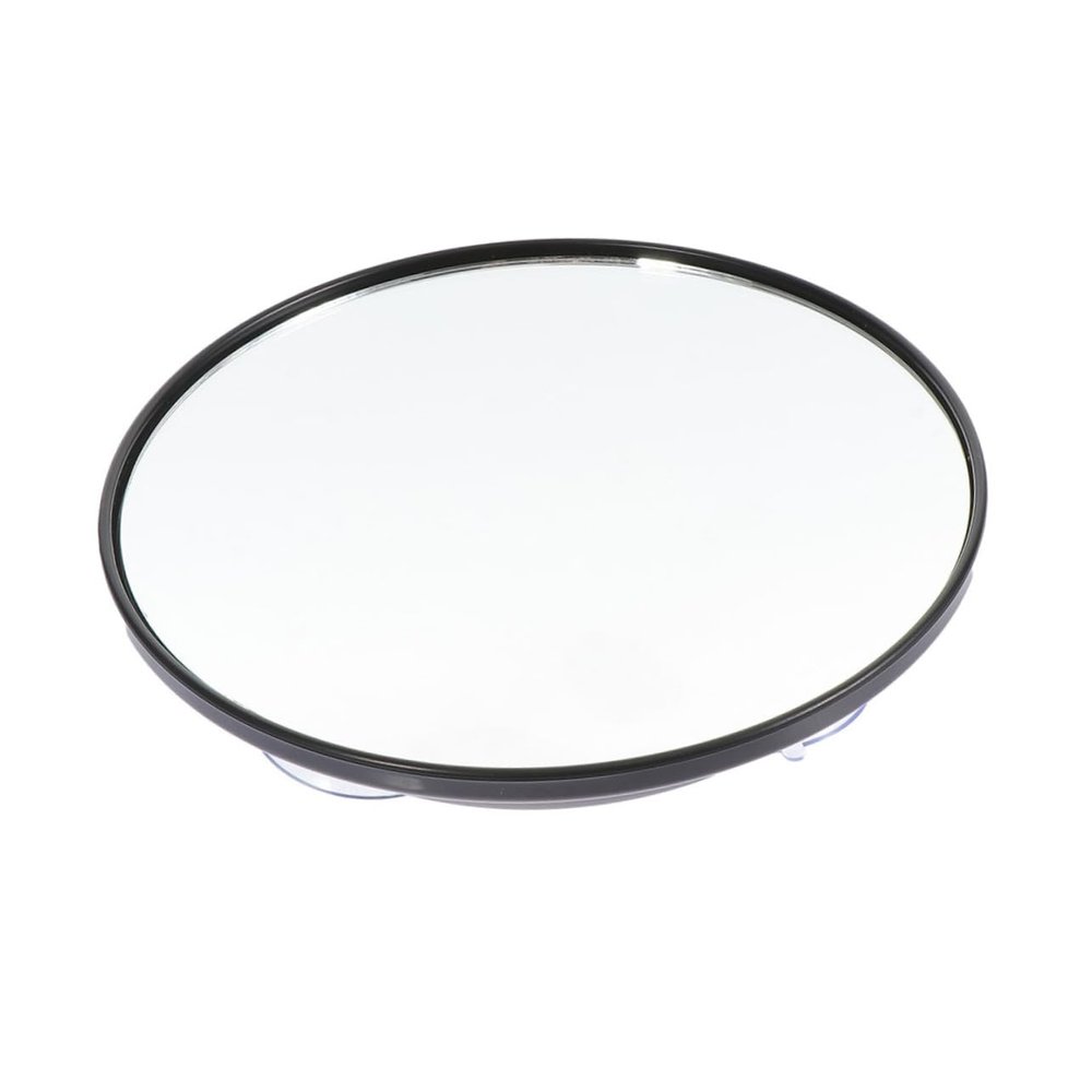 Ipetboom Suction Cup Magnifying Makeup Mirror Compact Shape Cosmetic Mirror for Home Use Easy to Install Durable Design for Men and Women Black Magnification