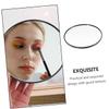 Ipetboom Suction Cup Magnifying Makeup Mirror Compact Shape Cosmetic Mirror for Home Use Easy to Install Durable Design for Men and Women Black Magnification view 2