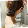 Ipetboom Elegant Crystal Hair Bun Maker Lightweight Diy Donut Hairstyle Curler Band for Women and Girls Daily Wear Special Occasions view 3