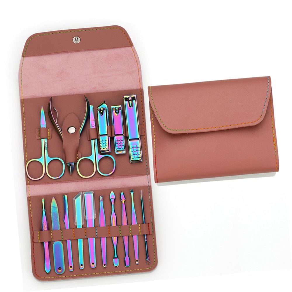 BIUDECO 1set Professional Nail Clipper Set Manicure and Pedicure Tools for Home and Salon Use Lightweight Design for Easy Grooming and Nail Art
