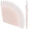 21 Pcs Light Pink Eyebrow Razors, Face Razors Multipurpose, Exfoliating Dermaplaning Tools, Eyebrow Trimmers Shaver with Protective Cover, Facial Hair Removal for Women Men Body Use view 1