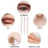 21 Pcs Light Pink Eyebrow Razors, Face Razors Multipurpose, Exfoliating Dermaplaning Tools, Eyebrow Trimmers Shaver with Protective Cover, Facial Hair Removal for Women Men Body Use view 2