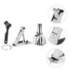 Beatifufu Nose Hair Trimmer Set Facial Hair Removal for Women Nose Remover Scissors Boys and Girls Trimmer Nail Cutter view 2