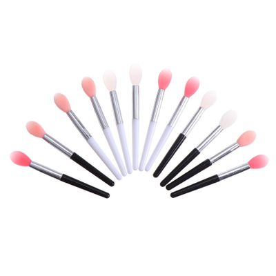Ipetboom 12pcs Makeup Lip Brush Silicone Lipstick Applicators Makeup Brushes Lip Mask Easy to Carry for Cosmetics Enthusiasts