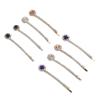 Ipetboom 8pcs Mixed Rhinestone Metal Hair Clips for Girls Snap Hairpins for Daily Use Festivals and Parties Vibrant Styles for Boys and Girls and Toddlers view 1