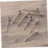 Ipetboom 8pcs Mixed Rhinestone Metal Hair Clips for Girls Snap Hairpins for Daily Use Festivals and Parties Vibrant Styles for Boys and Girls and Toddlers view 2