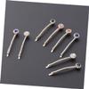 Ipetboom 8pcs Mixed Rhinestone Metal Hair Clips for Girls Snap Hairpins for Daily Use Festivals and Parties Vibrant Styles for Boys and Girls and Toddlers view 3