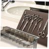 Beatifufu Fine Tooth Comb Hair Styling Tools Organizer Box Multipurpose Positioning Comb Case for Women view 2