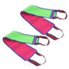 Ipetboom Exfoliating Sponge Bath Towel Korean Washcloth Exfoliating Bath Scrub Pull Back Towel Random Color view 1