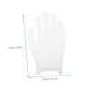 Beatifufu 12pairs Breathable Cotton Yarn Gloves Reusable Moisturizing Gloves for Men and Women for Jewelry Inspection and Hand Protection Comfortable and Washable view 2