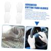 Beatifufu 12pairs Breathable Cotton Yarn Gloves Reusable Moisturizing Gloves for Men and Women for Jewelry Inspection and Hand Protection Comfortable and Washable view 4