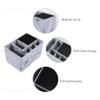 Ipetboom Professional Hairdressing Scissor Holder Tool Organizer Anti-Slip Multi-Functional Storage Box for Salon Home Use Efficient Scissors Comb Storage Stylish Marble Design view 4