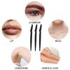 21 Pcs Eyebrow Razors, Face Razors Multipurpose, Exfoliating Dermaplaning Tools, Eyebrow Trimmers Shaver with Protective Cover, Facial Hair Removal for Women Men Body Use (Black) view 2