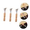 Ipetboom 3pcs Comb Hair Cleaner Brush Hair Remover Tools for Easy Cleaning of Combs and Brushes Compact Design for Home and Salon Use Yellow view 3