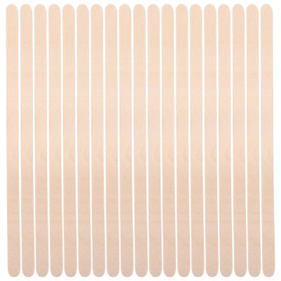 NOLITOY 100pcs Sticks Body Hair Removal Sticks Wooden Applicator Spatulas for Body Legs Facial Hair Lip Nose Removal