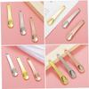 Beatifufu 9pcs Mixing Spatulas Reusable Skin Care Tool for Eye Cream and Face Cream Application Includes Gold Silver and Rose Clean and Hygienic Cosmetic Use view 4