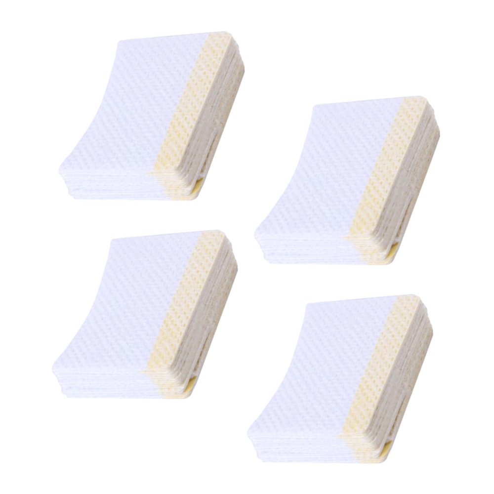 Ipetboom 160pcs Arc-Shaped Makeup Remover Pads Comfortable Eyelash Cleaning Cushions for Women Travel-Friendly Cosmetic Pads for Home and Salon Use
