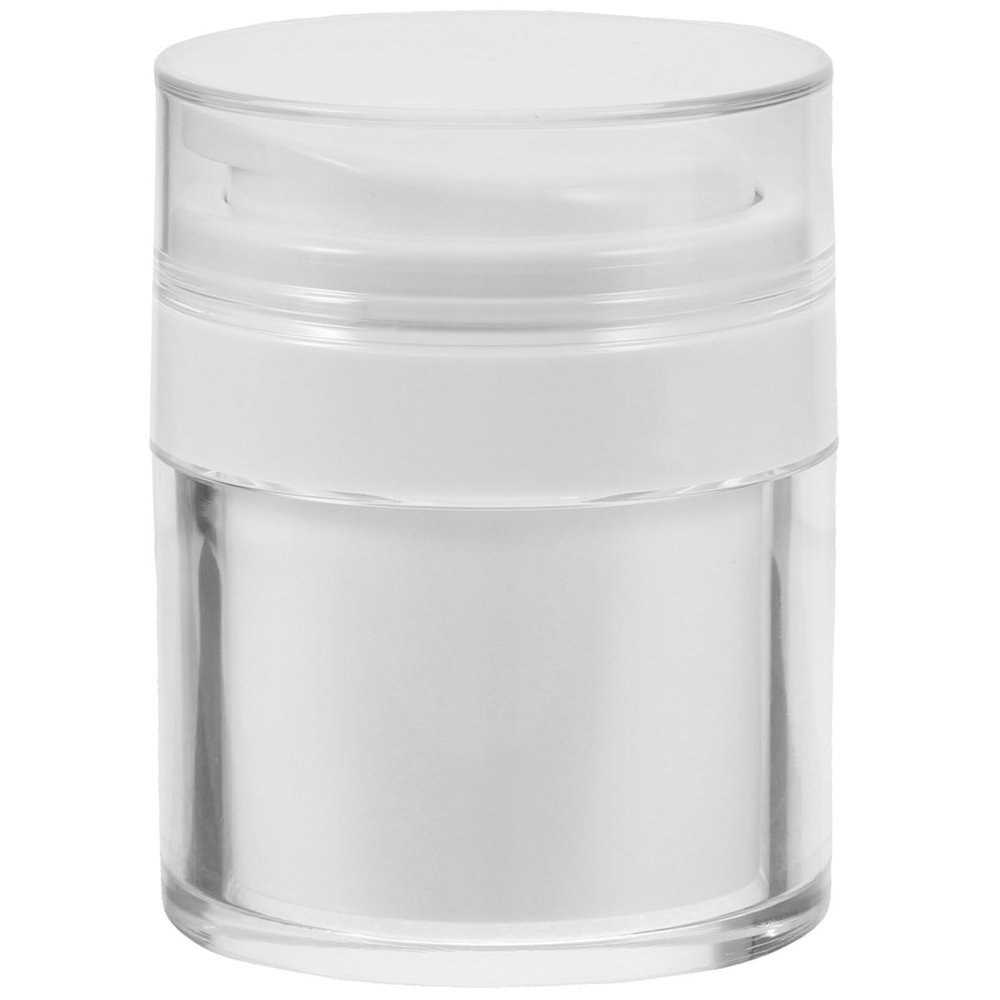 POPETPOP Cream Jar Refillable Container for Creams and Lotions Small Travel Jar Push down Design for Cosmetics Jewelry and More