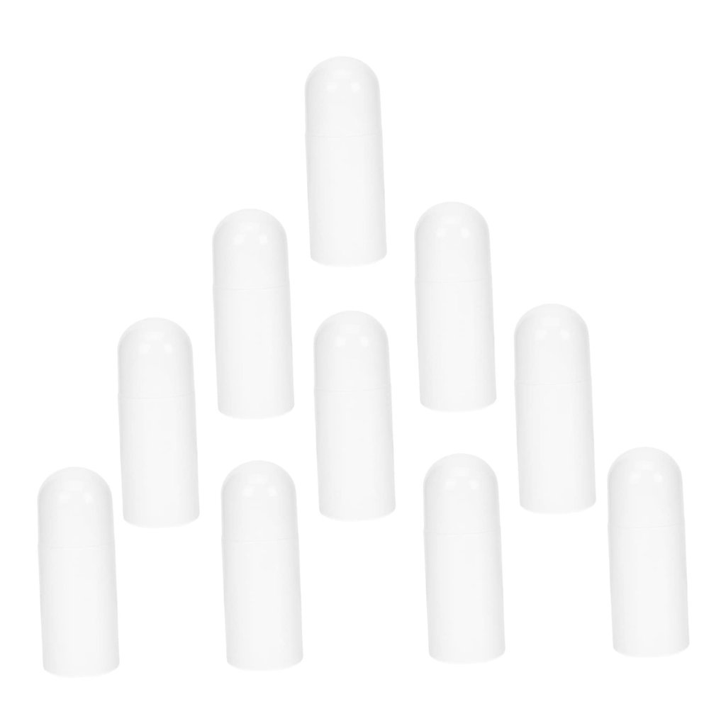 Beatifufu 10pcs Soothing Liquid Leakproof Dispenser Refillable Travel Abs Plastic Sponge Random Color