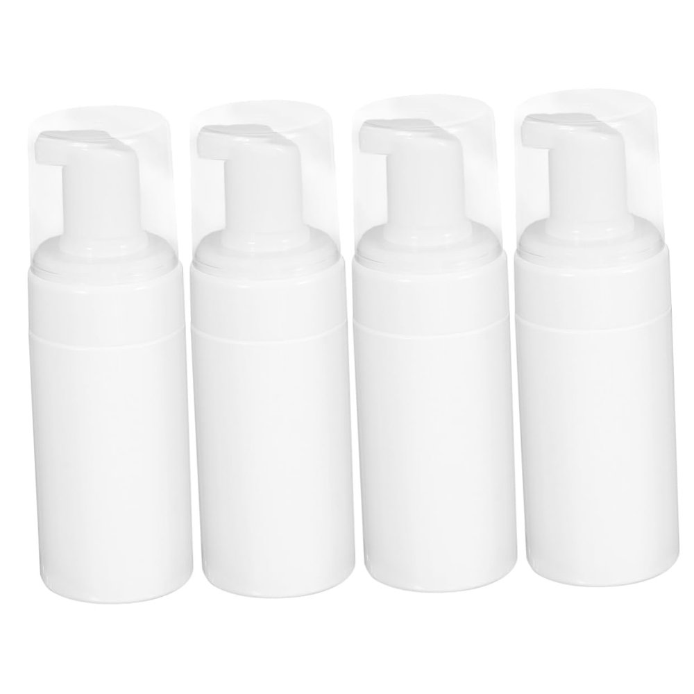 Ipetboom 4pcs Press Pump Foam Bottles Durable Pet Liquid Soap Dispenser for Home Use Easy to Refill and Clean for Decor and Daily Essentials