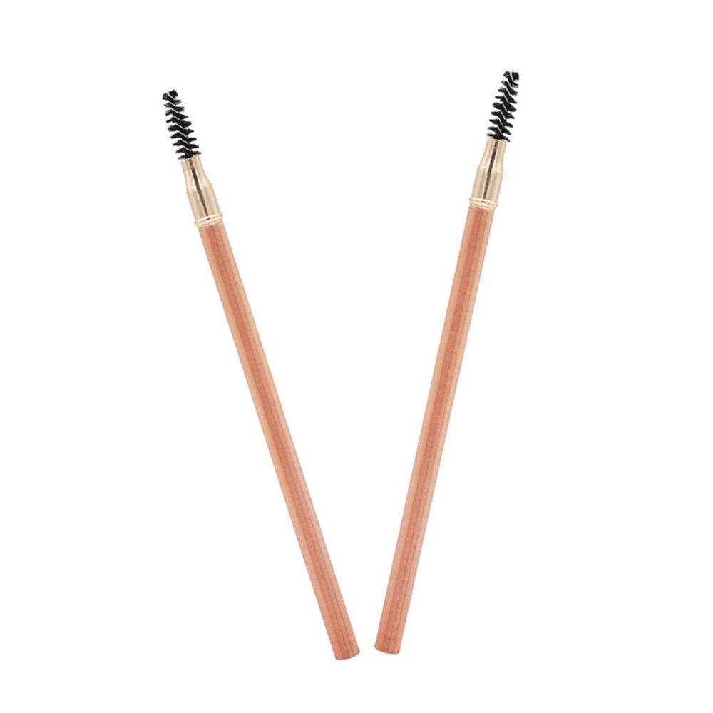 Ipetboom 2pcs Eyebrow Pencil Multifunctional Double-end with Brush Smudge for Natural Makeup Essential Makeup Tool