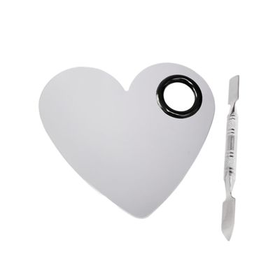 Ipetboom Heart Palette Makeup Palette Tray Foundation Makeup Plate Mixing Liquid Cosmetics Beauty