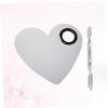 Ipetboom Heart Palette Makeup Palette Tray Foundation Makeup Plate Mixing Liquid Cosmetics Beauty view 4