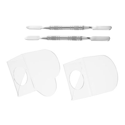 Beatifufu 2sets Acrylic Makeup Mixing Palette Paint Mixing Palette for Blending Makeup Liquid Foundation Safe Perfect for Professionals Beginners
