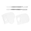 Beatifufu 2sets Acrylic Makeup Mixing Palette Paint Mixing Palette for Blending Makeup Liquid Foundation Safe Perfect for Professionals Beginners view 1