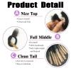 0.6 cm Thickness 8 Inch #T1B/27 100 Strands 100% Real Human Hair Dreadlock Extensions for Men and Women. Handmade for Full Head, Can Be Dyed and Bleached. Dreadlocks Bulk Permanent Locs view 4