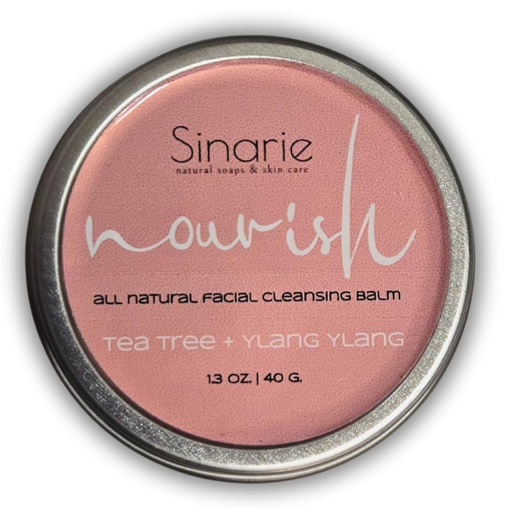 Sinarie Natural Facial Cleansing Balm Oil, 1.3 oz Soaps & Skin Care (Tea Tree + Ylang Ylang)
