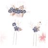 Ipetboom 3pcs Floral Hair Accessories Set for Boy Girl Includes Large Hair Comb and Small Hairpins Handmade Vintage Design for Special Occasions Girls Hairstyles view 1
