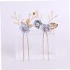 Ipetboom 3pcs Floral Hair Accessories Set for Boy Girl Includes Large Hair Comb and Small Hairpins Handmade Vintage Design for Special Occasions Girls Hairstyles view 3