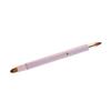 Ipetboom 1pc Retractable Dual-headed Lip Brush for Precise Lip Application Mini Professional Makeup Tool Cover Portable for Daily and Travel Use view 1
