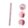 Ipetboom 1pc Retractable Dual-headed Lip Brush for Precise Lip Application Mini Professional Makeup Tool Cover Portable for Daily and Travel Use view 2