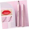Ipetboom 1pc Retractable Dual-headed Lip Brush for Precise Lip Application Mini Professional Makeup Tool Cover Portable for Daily and Travel Use view 4