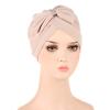 1 Piece Stretch Head Wrap Fashion Headband Solid Color Hair Turban Neck Sleeve Soft Breathable Turban (Beige, One Size) view 2