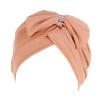 1 Piece Stretch Head Wrap Fashion Headband Solid Color Hair Turban Neck Sleeve Soft Breathable Turban (Khaki, One Size) view 1
