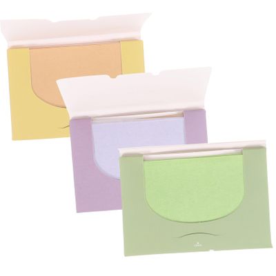 Ipetboom 1set Oil Absorbing Sheets Portable Facial Oil Blotting Paper for Oily Tea Easy Use for Fresh Skin