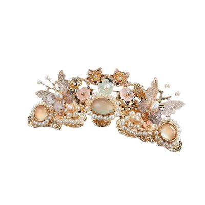 Vintage Style Butterfly Hairpin Alloy Hair Decor for Girls