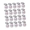 Ipetboom 20pcs Pearl Hairpin Bows for Girls Small Pearl Hair Clip for Teen Girls Braids Hair Pin Elegant Accessories view 1