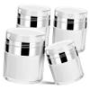 Ipetboom 4pcs Airless Pump Jars Refillable Vacuum Bottles for Creams and Lotions Includes for Travel Storage view 1