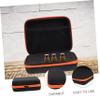 Ipetboom 30grid Shock Essential Oil Storage Case Organizer for Bottles Portable Travel Bag for Essential Oil Bottles Delicate Design Orange view 2