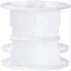 Plastic Makeup Organiser 360 Degree Rotating Adjustable Jewelry and Cosmetic Display Stand 4 Adjustable Levels Make Up Storage Box (Color : Pink) (White) view 1